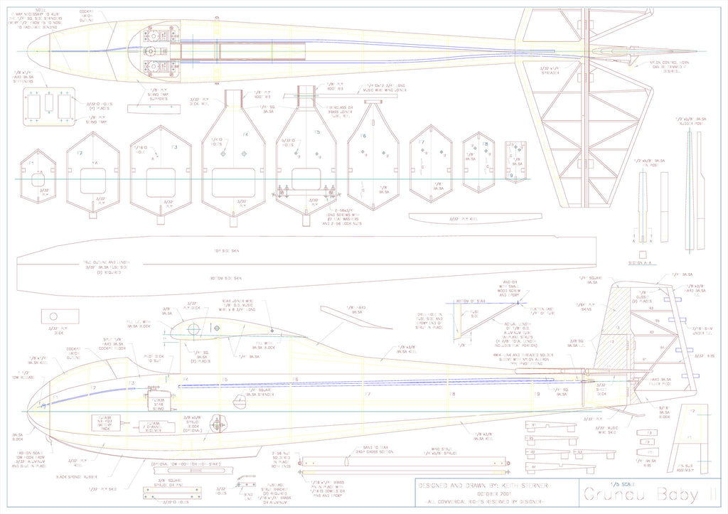 Plan - 1165 Grunau Baby IIb