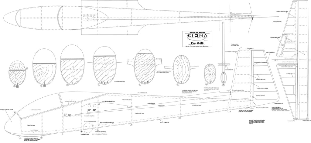 Plan - 1440 SZD-9 Bocian
