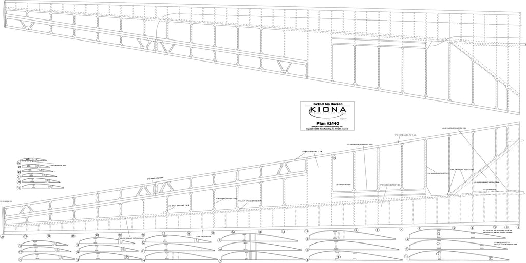 Plan - 1440 SZD-9 Bocian