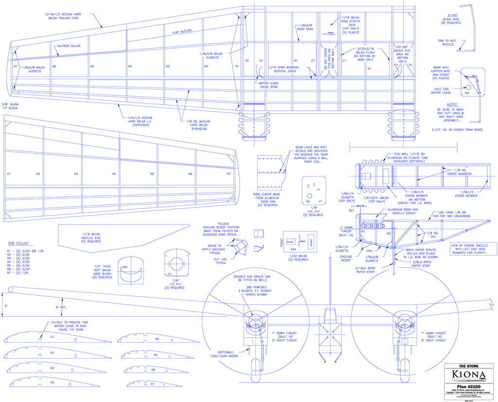 Plan - 2100 The Stork Bomber