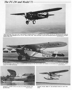 Drawing - Paul Matt - Fairchild FC-2W