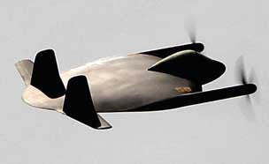 Plan - 2150 Vought XF5U Flapjack